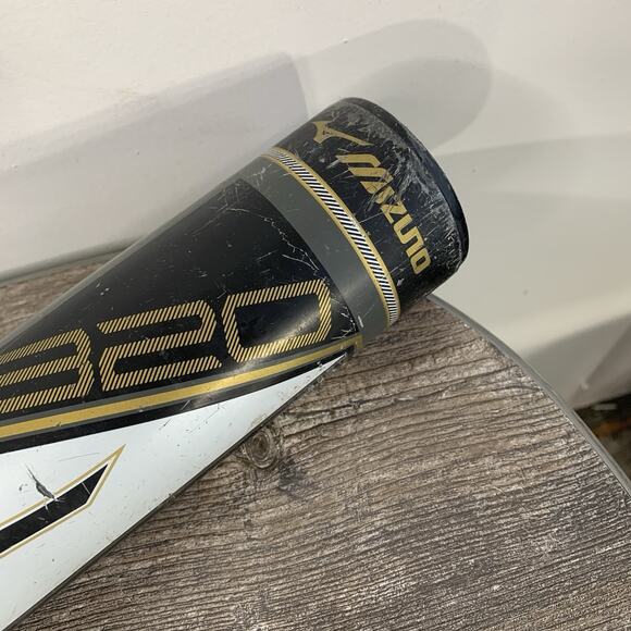 Mizuno B20 BLK ONYX CARBON PWR BASEBALL BAT 30” 20oz 2 5/8” 340521 -10 - Picture 8 of 15